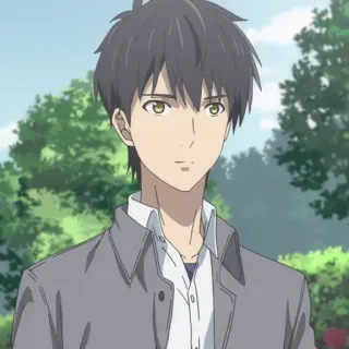 👒 970f7aaf anime, boy, character, portrait, young man telegram sticker