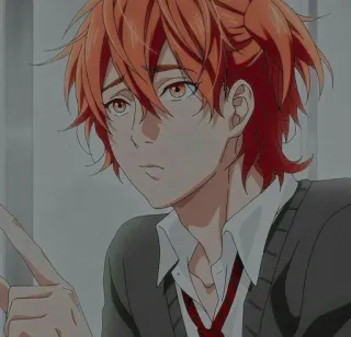 🧲 0305d398 애니메이션, 캐릭터, 인물사진, 주황색 머리, 소년, 만화 telegram sticker