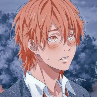 🧲 574e2442 Yue Icons 애니메이션, 아이콘, 초상화, 일러스트, 소년, 미적 telegram sticker