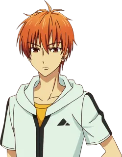 😐 0fbf894c Kyo Sohma Fruits Basket 애니메이션, 캐릭터, 쿄우 소마, 후르츠 바스켓 telegram sticker