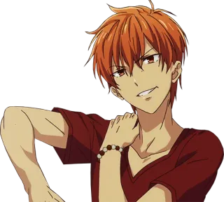 Kyou Souma (Fruits Basket) @keiriststicks whatsapp stickers