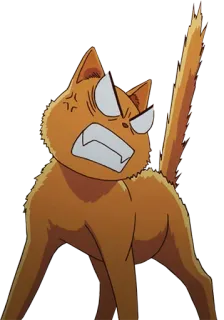 😾 2dfcf2c1 Kyo Sohma Fruits Basket 애니메이션, 고양이, 교 소마, 후르츠 바스켓, 화난 telegram sticker