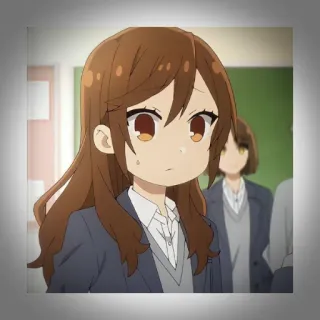 💫 465e0337 Anime, Horimiya, Manga, Cô gái, Trường học, Nhân vật whatsapp sticker