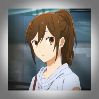 💫 94a24560 Anime, Cô gái, Hori, Kyoko, Horimiya, Phim hoạt hình, Manga whatsapp sticker