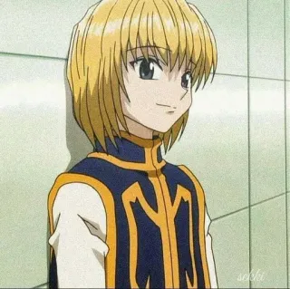 🕷️ 0c535a69 Kurapika Hunter x Hunter Anime, Manga, Karakter, HunterxHunter, Kurapika whatsapp sticker