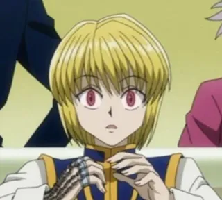 🕷️ 256f7022 Kurapika Hunter x Hunter Anime, Karakter, HunterxHunter, Kurapika whatsapp sticker