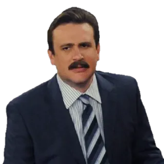 👨 95ef14e9 Marshall Eriksen How I Met Your Mother マーシャル, エリクセン, ママと恋に落ちるまで, スーツ telegram sticker