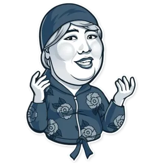 👩 d4779970 人物, 贴纸, 卡通, 绘画, 插画 telegram sticker