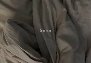 ☁️ 8197a312 home maison, chambre, confort, literie, minimaliste, neutre, esthétique, texte whatsapp sticker