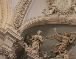 ☁️ 893f5fab statue, ange, chérubin, ornement, architecture, sculpture, religieux, classique whatsapp sticker