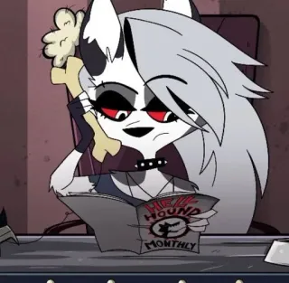 📞 8e814e99 Loona Helluva Boss HELLHOUND MONTHLY สุนัขปีศาจ, นิตยสาร, การ์ตูน, Helluva Boss, ลูน่า, มานุษยรูปนิยม telegram sticker