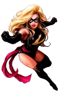 🎢 7872fd76 Ms. Marvel (Carol Danvers) มิสมาร์เวล, แครอล แดนเวอร์ส, มาร์เวล, ซูเปอร์ฮีโร่, หนังสือการ์ตูน telegram sticker