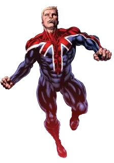 🎢 8fe46f63 Captain Britain ซูเปอร์ฮีโร่, หนังสือการ์ตูน, มาร์เวล, อังกฤษ, ธงชาติอังกฤษ telegram sticker
