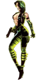 👩 f050f648 ตัวละครในการ์ตูน, ปืน, ผู้หญิง, ทหาร telegram sticker