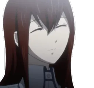 ☺️ 2753e1a3 Kurisu Makise Steins;Gate anime, girl, science, Steins;Gate, Kurisu Makise telegram sticker