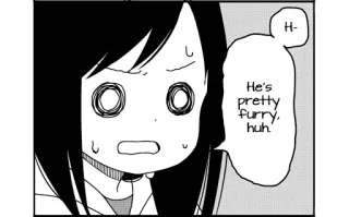🐱 e9c98c1c H-
He's pretty furry, huh. マンガ, アニメ, ケモノ, 漫画, 会話 telegram sticker