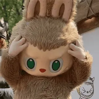 ✊ 2417033e mascotte, animale, carino, peloso, cosplay telegram sticker