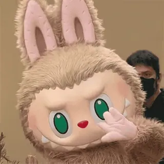 🫶 da1b9d4e coniglio, coniglietto, mascotte, costume, cartone animato telegram sticker