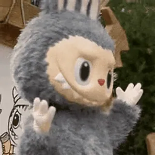 🤲 eae7464f mostro, furry, personaggio, carino, mascotte, peluche mostro telegram sticker