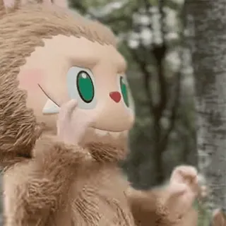 😺 fca0769e mostro, furry, carino, animale, creatura, divertente telegram sticker