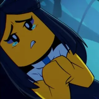 🧊 5ddc1f15 伤心, 哭泣, 卡通, 乐高, 角色, 情绪 telegram sticker