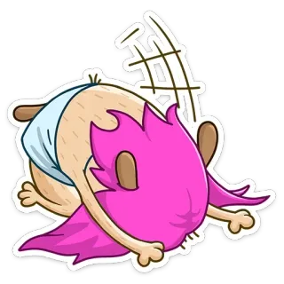 😒 d740542e Cartoon, Uitgeput, Mislukking, Teleurstelling, Verdrietig, Anime, Frustratie, Neerslachtig telegram sticker