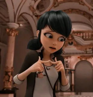 👉 693768c2 Marinette Dupain-Cheng Miraculous: Tales of Ladybug & Cat Noir Marinette, Ladybug, Miraculous Ladybug, Desenho animado, Anime, Tímida, Envergonhada, Fofa telegram sticker