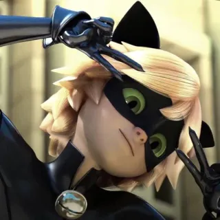 ✌️ 71e254af Cat Noir Miraculous: Tales of Ladybug & Cat Noir Cat Noir, Miraculous Ladybug, Desenho animado, Anime, Super-herói, Animação telegram sticker