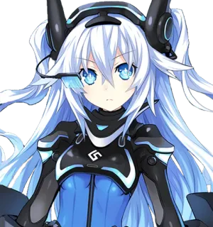 Black Heart -Neptunia telegram stickers