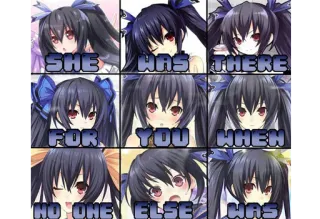 💞 9d9de97a SHE WAS THERE FOR YOU WHEN NO ONE ELSE WAS telegram sticker