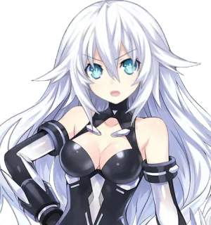 😤 a639ca84 Black Heart Hyperdimension Neptunia アニメ, ビデオゲーム, 黒いハート, 超次元ゲイム ネプテューヌ, ワイフ, アニメガール telegram sticker