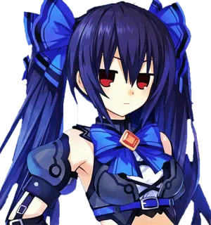 😒 ac15edd9 Noire Hyperdimension Neptunia アニメ, ゲーム, キャラクター, ノワール, 超次元ゲイム ネプテューヌ telegram sticker