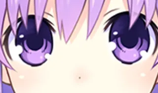 😶 c0b78779 アニメ, 目, 紫, かわいい, 漫画 telegram sticker