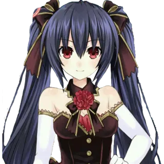 Black Heart -Neptunia telegram stickers