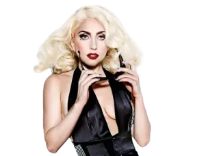 👧 86a689be Lady Gaga cantante, celebridad, mujer, moda, pop telegram sticker