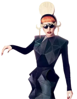 👧 a4740af6 Lady Gaga cantante, estrella pop, celebridad, moda, estilo telegram sticker