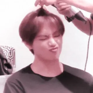 🕯 0d9f1342 personne, coupe de cheveux, tête drôle, beauté, coiffure whatsapp sticker