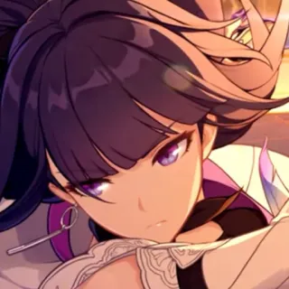 😠 0f40fba7 Raiden Shogun Genshin Impact Anime, Video game, Karakter, Raiden Shogun, Genshin Impact telegram sticker