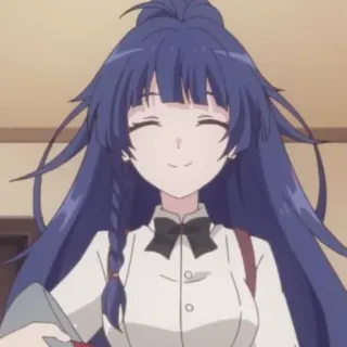 ☺️ 1ebdf8ad anime, gadis, tersenyum, kartun, karakter, bahagia telegram sticker