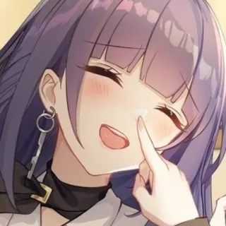 😸 afc3c88f Anime, Gadis, Lucu, Gadis Anime, Senang, Senyum telegram sticker