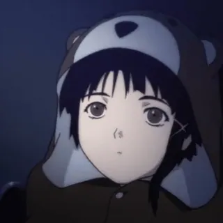 Лэйн Ивакура @SchizoChupapi telegram stickers