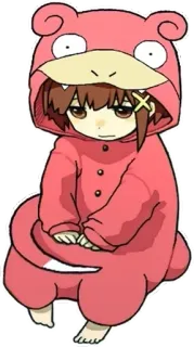 🐻 16075c3f Anime, Cartoon, Pokémon, Flegmon, Kigurumi, Süß, Manga telegram sticker