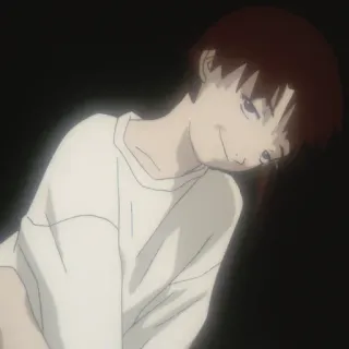 😏 93a23734 Lain Iwakura Serial Experiments Lain Anime, Mädchen, Lain, Serial Experiments Lain, Cyberpunk, Psychologisch, 90er Anime telegram sticker