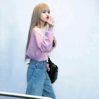 €~× Lisa | @BlackPink_Stickerr4 | whatsapp stickers