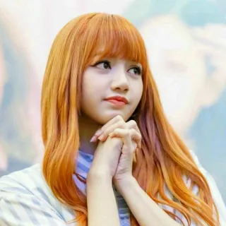 🥺 23de4831 Lisa 리사, 블랙핑크, K팝, 아이돌, 가수, 여성, 인물사진 telegram sticker