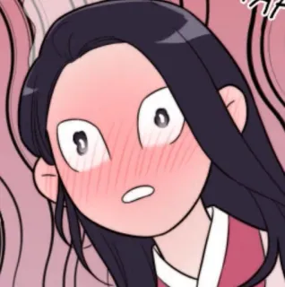 😳 69d6a3f9 ผู้หญิง, การ์ตูน, เกาหลี, อาย, หน้าแดง, เอเชีย telegram sticker