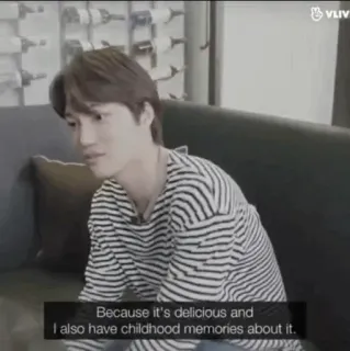 🧷 152d15bc Because it's delicious and I also have childhood memories about it. telegram sticker