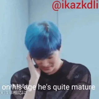 🇧🇼 5b222912 on his age he's quite mature telegram sticker