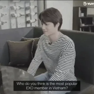 🧷 e733f00d Who do you think is the most popular EXO member in Vietnam? EXO, Vietnam, K-pop, question, celebrity, Asia telegram sticker