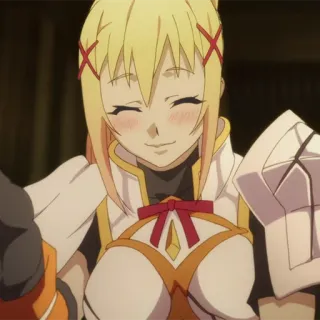 🛡 2392052f Darkness Konosuba Anime, Konosuba, Darkness, Waifu telegram sticker